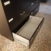 Global Black 5 Drawer Lateral File Cabinet With Chrome Handles
